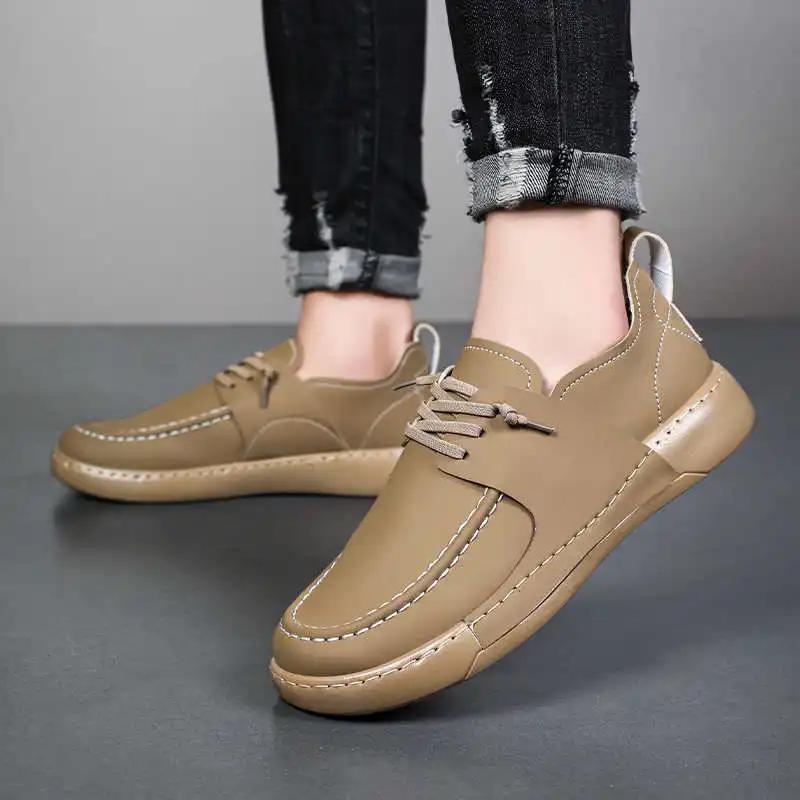 Rubber Sole Playform Loafersy Casual Plus Size Men's Sneakers Shoes Men Basketball Sports Famous Brand Tenid Daily