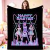 Kpop Demon Hunters Music Show Cartoon Anime Blanket Ultra Soft Throw Blanket For Bedroom Sofa Bed Party Decor New Year Gift