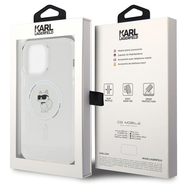 Karl Lagerfeld Klhmp15Xhfccnot Iphone 15 Pro Max 6.7 Transparent Hardcase Iml Choupette Magsafe