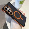 Matte Magnetic Phone Case For Samsung Galaxy S25 S24 S22 Ultra S23 Plus S23 FE Magsafe Wireless Charging Shockproof Cover