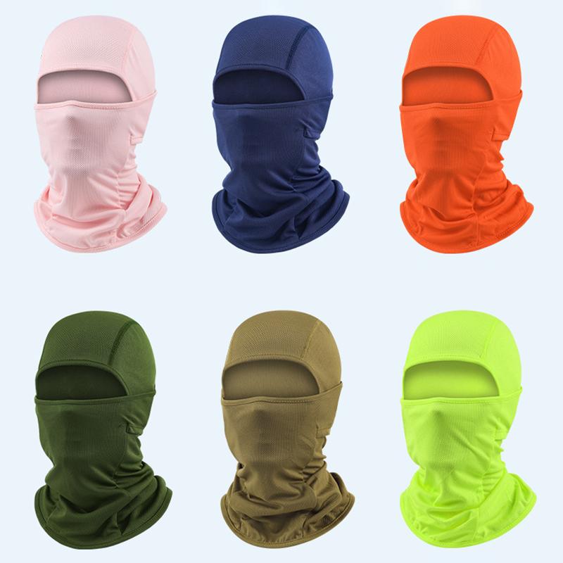 Breathable Motorcycle Full Face Balaclava Mask Tactical Masks Men Women CS Hunting Sports Camping Ski Face Cover Helmet Liner