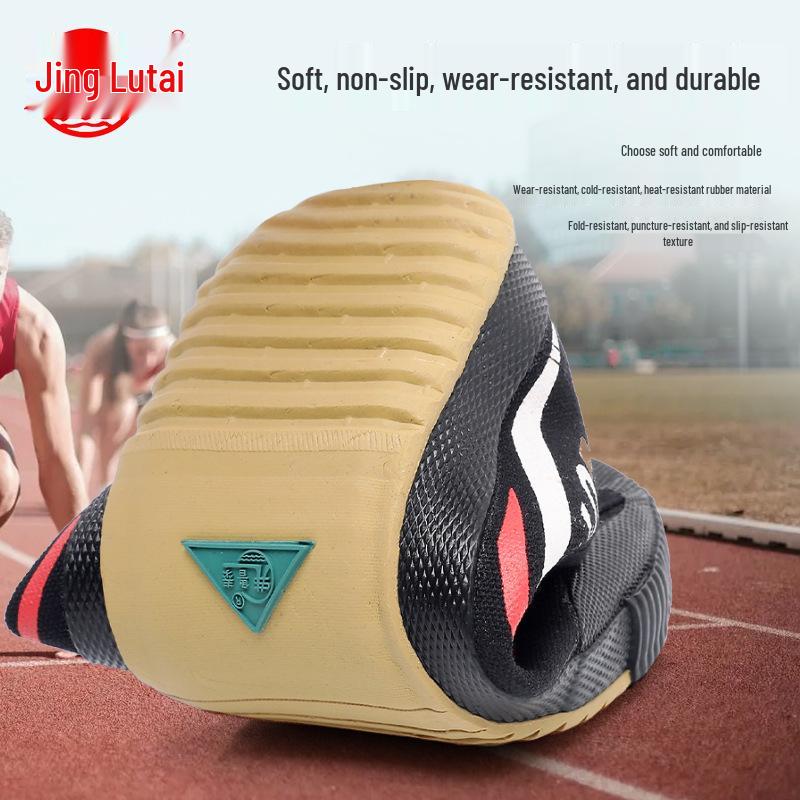 Men's Lutai Round-Toe Canvas Wushu Sneakers – Casual White Athletic Shoes for Running