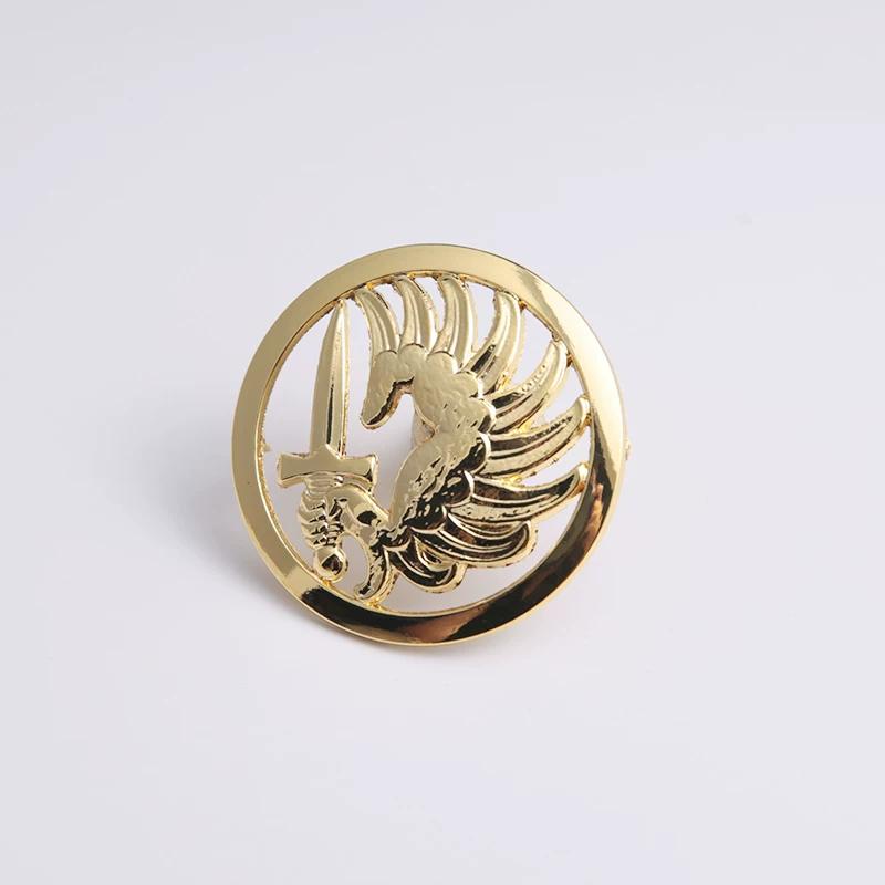 Berretto da Paracadutista della Legione Straniera Francese Emblema Replica Spilla Metallica Distintivo da Spalla Spada Alata Aerotrasportata Distintivo Commemorativo