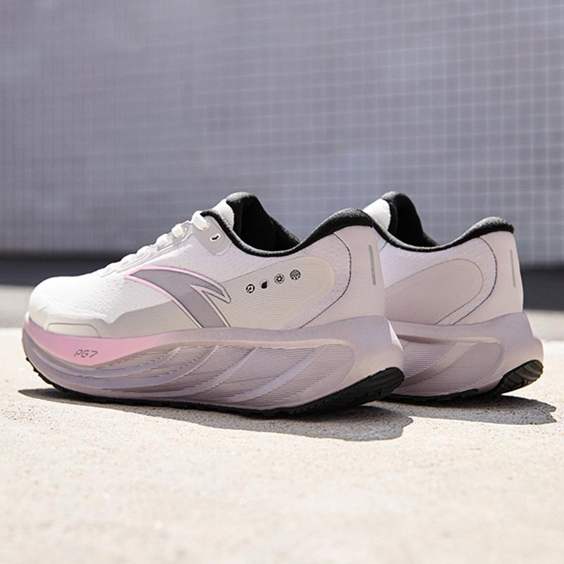 Anta Pg7 Travel Step 2.5 Sports Comfortable Shock Absorption Non-Slip Low-Top Casual Running Shoes Women sneaker White Gray 122545545-4