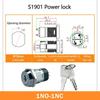 5/10/20Sets 12/16/19mm Zinc Alloy Electronic Key Switch ON OFF Phone Lock Security Power Switch Tubular Terminals 2 Position Switches4