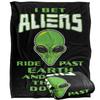 JQ Licensing Sle Aliens Lock Doors Silky Supersoft Blanket