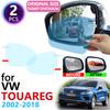 For Volkswagen VW Touareg 7L 7P 2002~2018 Full Cover Rearview Mirror Anti-Fog Rainproof Anti Fog Film Clean Car Accessories 2017