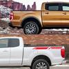 Pickup Side Sticker For Ford Ranger Raptor T6 XLT T8 T7 Car Stripes Style Decor Decal Truck Vinyl Cover Auto Tuning Accessories