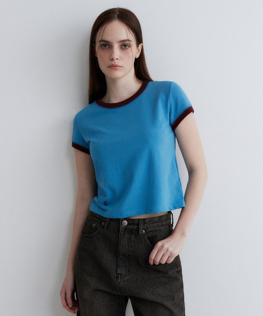 SUARE WOMEN Logo Ringer T-Shirt - 5 Colors