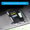 Automotive Sun Visors Eyewear Card Clip Glasses Organizers Space Saving Designs for Commuters and Long Distance Drivers
