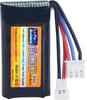 2× 7.4V 600mAh 35C 2S LiPo Batteries with Molex Plug – Compatible with FMS FCX24 RC Crawlers and Electric Climbing Vehicles