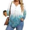 Womens Plus Size Long Sleeve Shirts  V Neck Tunic Tops Basic Loose Fit Tee Tops