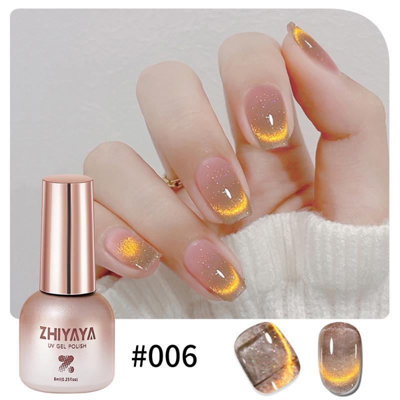 8ml 9D Cat Magnetic Gel Nail Polish Soak Off Gel Nail Art UV Gel Polish