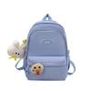 2025 Cute Soft Backpack for High Schoolers: Large Capacity, Simple Style