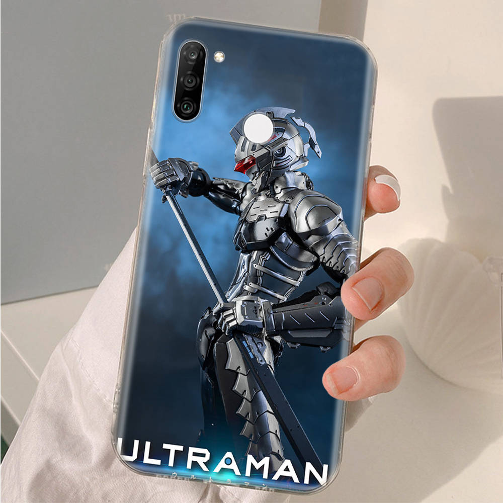 AD91 Ultraman Clear Case for Samsung A04 A14 A23 A34 A54 M23 M33 M52 M53 Realme 10 9 C30S C35 C55 VIVO Y02 Y21 Y33S Y51 X80 V25 Cover