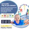 Baby Fitness Stand Music Pedal Piano Toy Newborn Baby Piano Game Pad Pedal Piano Climbing Pad