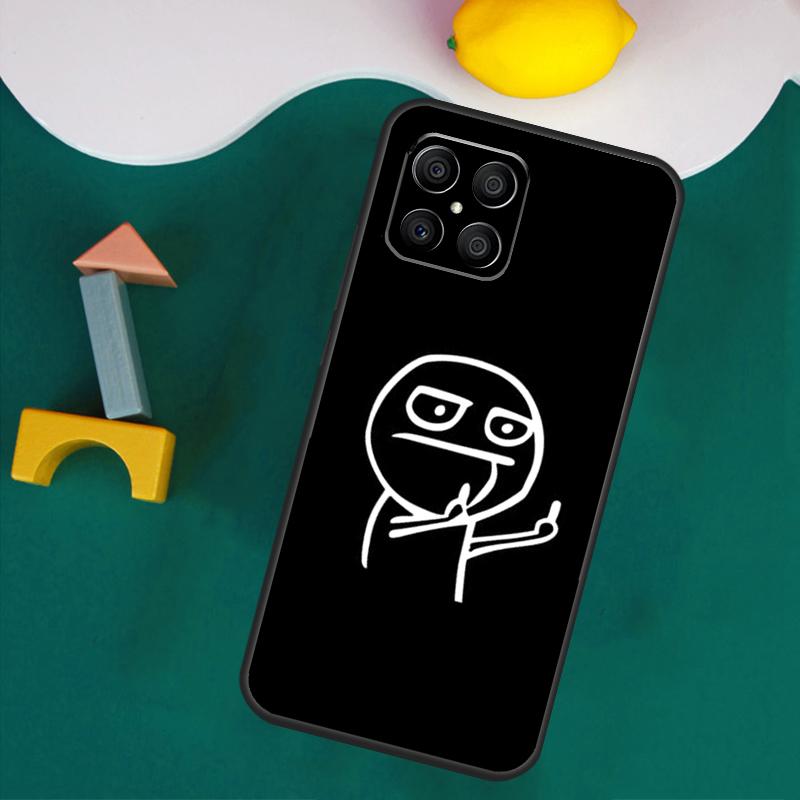 

Funny Man Middle Finger Case For Honor Magic 7 Lite 5 6 Honor 200 Pro 50 70 90 Lite X9a X8a X8 X9 X8b X9c X9b Cover Honor Magic7 Pro