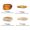 Ingemark 4 Styles Y2K Boho Thick Resin Acrylic Bangles for Women 2026 New Fashion Geometric Irregular Bracelet Aesthetic Jewelry