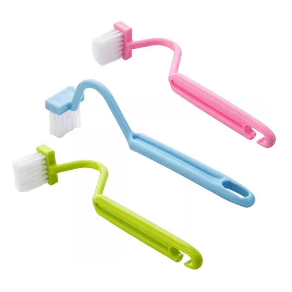 3PCS/Curved Toilet Long Handle Household Toilet Brush Extended Cleaning Brush Dead Angle Curved Inner Brush Deep Cleaning Tools