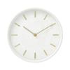 Francfranc Sparkle Wall Clock, White, Perfect As a Gift for New Life