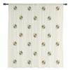 Plaid Bee Geometry Sheer Window Curtains For Living Room Kitchen Children Bedroom Voile Hanging Curtain