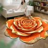 WTEMPO 3D Flower Carpet Bedroom Carpet Bathroom Floor Mat Anti Slip Floor Mat