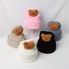 Cartoon Bear Baby Hat Cute Autumn Winter Warm Knitted Cap Beanies Infant Toddler Korean Solid Color Kids Boy Girl Beanie Caps