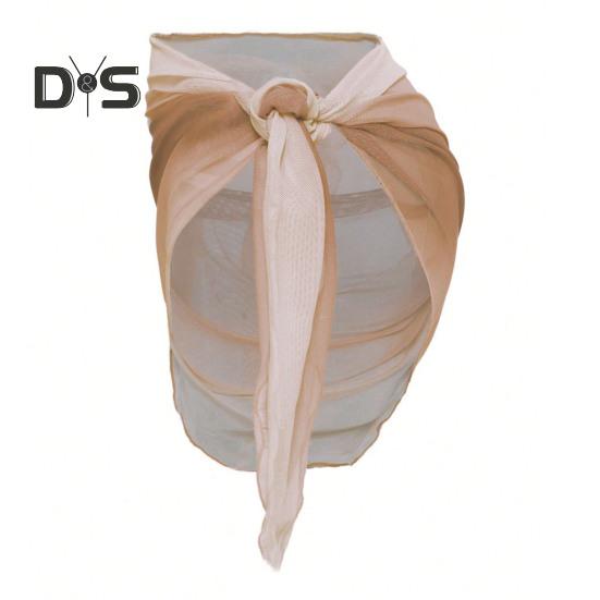 Beach Sheer Cover Up Skirt Gradient Color Chiffon Bikini Wrap Versatile Scarf Swimwear Shawl Sunscreen Cover Up