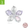 Dream Insect Series Diy Bracelet Beads, Purple Dragonfly Butterfly S925 Silver Beaded Accessories