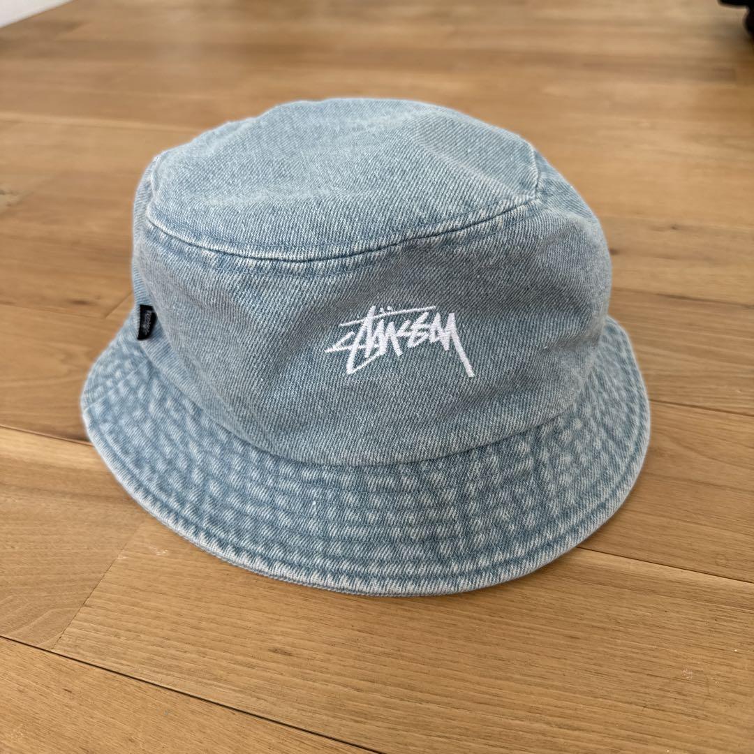 

[Б/У] STUSSY Панама, Деним, Stussy, Шляпа