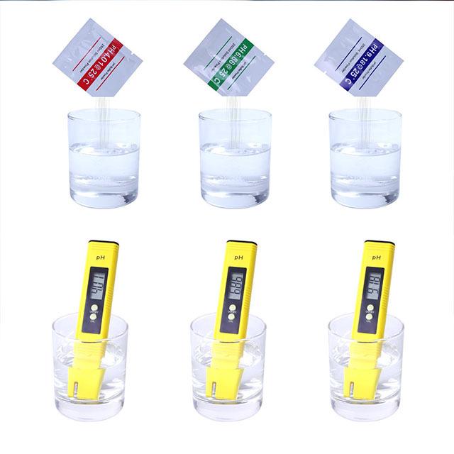 pH Buffer Solution Powder Sachets: 9.18, 6.86, 4.01 Calibration for pH Meters and Electrodes.