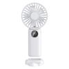 Portable Fan Mini Handheld Electric Fan Support 5 Adjustable Wind Speed Silent Operation Power by
