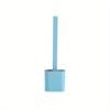 1 Set, Water-proof Base, Toilet Brush with Holder Set, Floor-to-ceiling or Wall-mounted Toilet Brush with Long Handle,