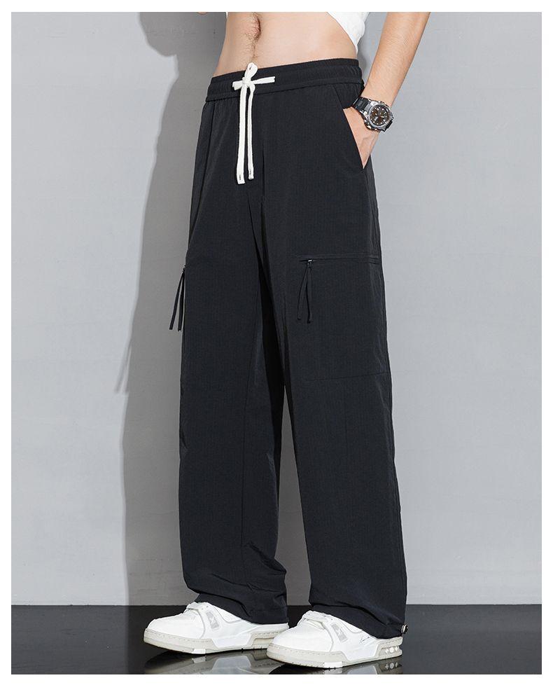 Gedijie Men's Loose Straight Work Pants