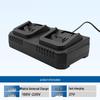 Makita 21V Dual Port Charger for Power Tools - Electric Drill & Wrench, Dual Slot, High-Power Lithium Battery Charger