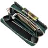 Women's Textured Vertical Purse with a Zipper Coin Holder Made of Genuine Leather with Snake Embossing CANPELLINI 21732 Multicolored