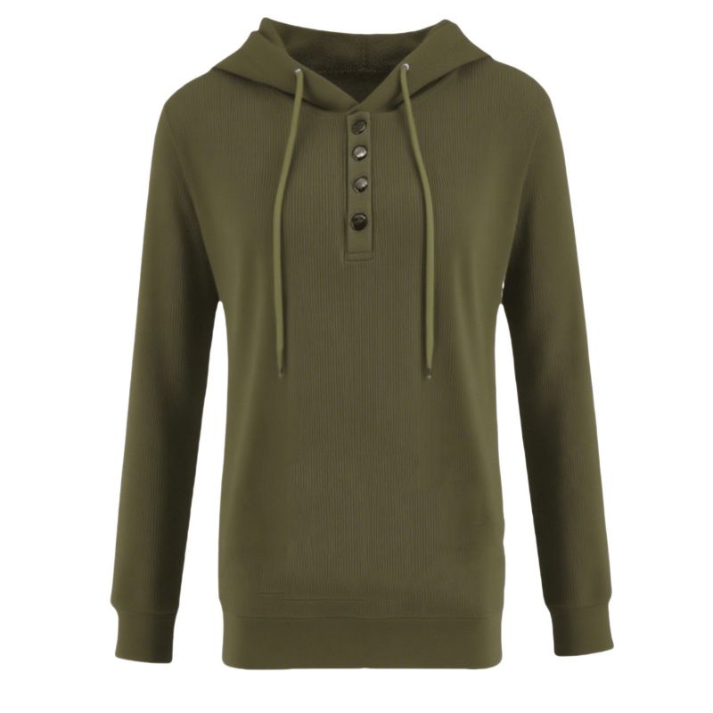 Женская однотонная толстовка с капюшоном S 1440₽