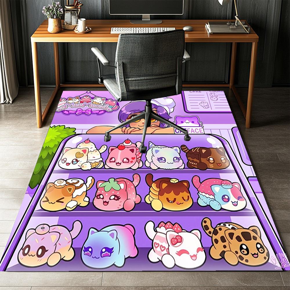 Aphmau Printed Carpet,Rug,for Office Chair Living Room Bedroom Kitchen Room Decor Gifts.