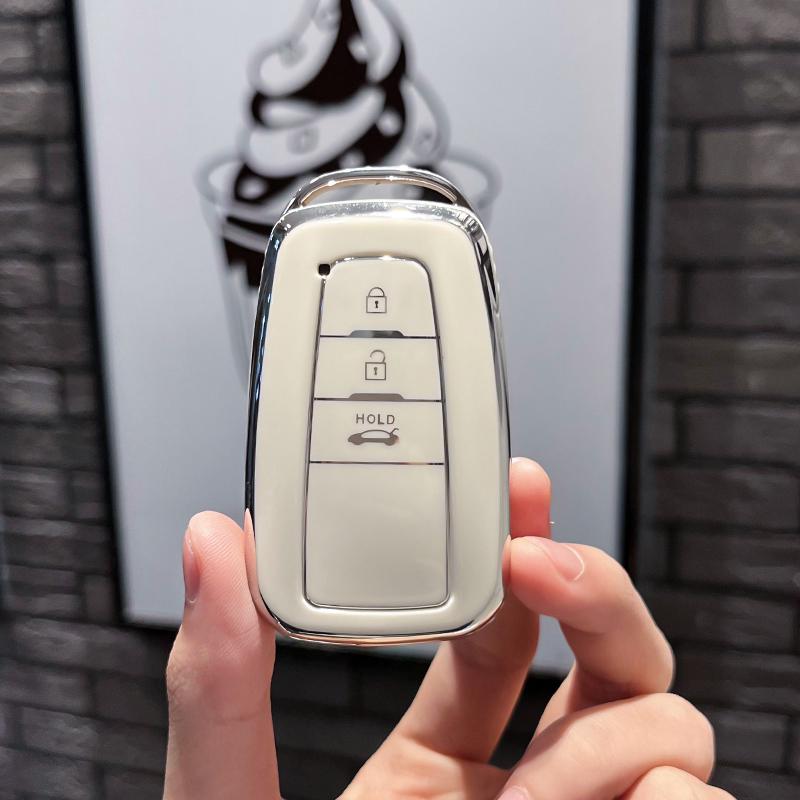 Key Case for Toyota: Fits Corolla, Camry, Levin, Avalon, Highlander, RAV4 & CHR - Women's Shell & Buckle Bag