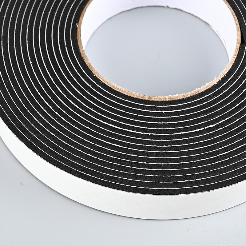 Black EVA Foam Double-Sided Adhesive Tape 568mm - Sound Insulation, Shock Absorption, Sealing