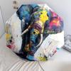 1 PC Automatic Folding Umbrella - elephant Pattern, Portable & Foldable Design with 8 Ribs, Christmas Birthday Gifts