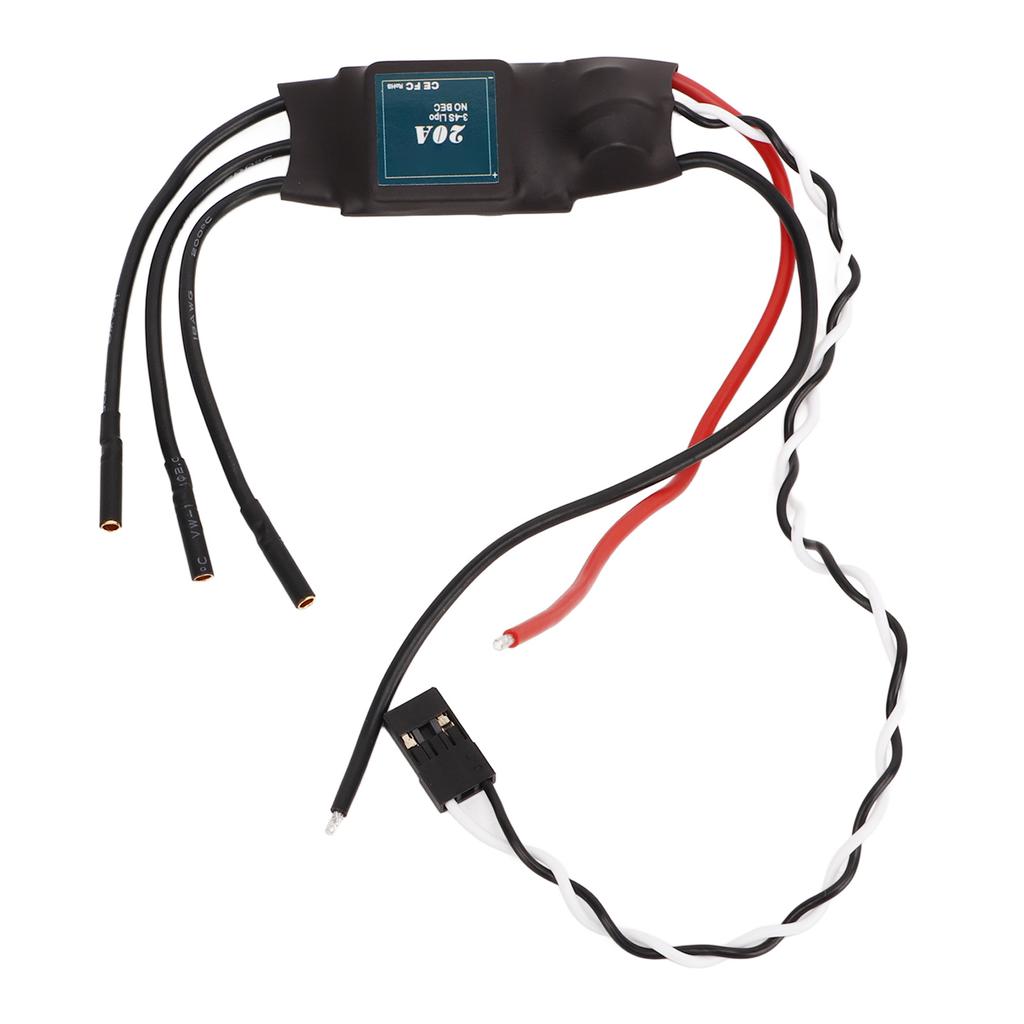 20A Brushless ESC 3‑4S Electric Speed Controller for RC Car Boat Underwater Propeller