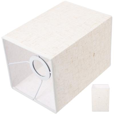 Lamp Shade Floor Replacement Wrinkle Rustic Decor Neutral Home Beige Shades Lampshade Linen Square Rectangular