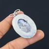 Womens day Sale Natural Dendrite Opal Sister Boho Bezel New Pendant 925 Silver