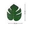 10Pcs Artificial Palm Tropical Leaves Monstera Leaves for Hawaiian Party Beach Table Wedding Baby Shower Birthday Decoration