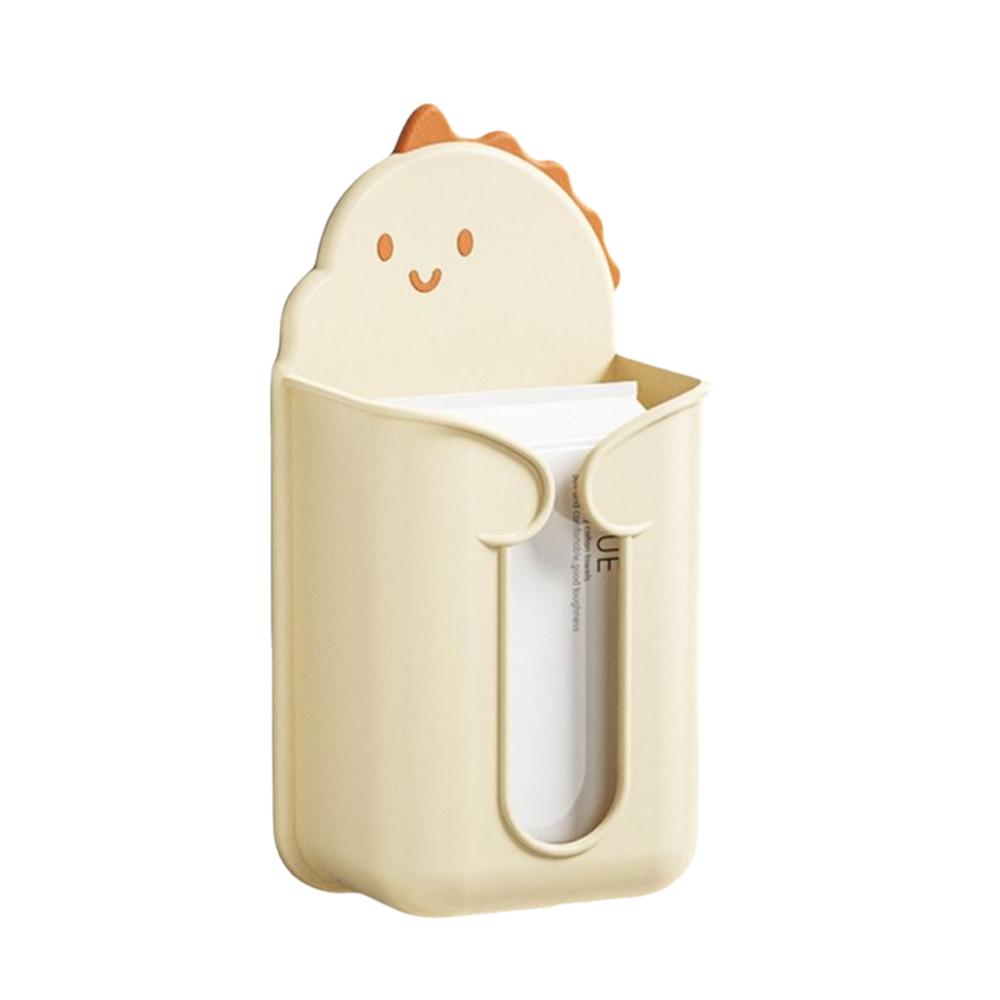

Punch-free Wall Mounted Tissue Box MultiFunction Napkin Storage Box Fashion Paper Holder Bathroom вершковий