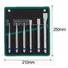 Heavy Duty 6PCS Flat Roll Pin Punch Tool Set Alloy Steel Chisel Cone Punch for Precision Industrial Repair Tasks