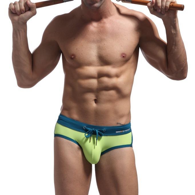 BRAVE PERSON Men's Swim Trunks B1135#