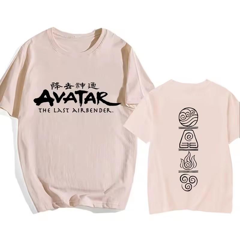 Avatar The Last Airbender Y2k Shirt Streetwear Appa Yip Casual Tshirt Hip Hop Harajuku Tees Tops Fashion T-shirt Clothes
