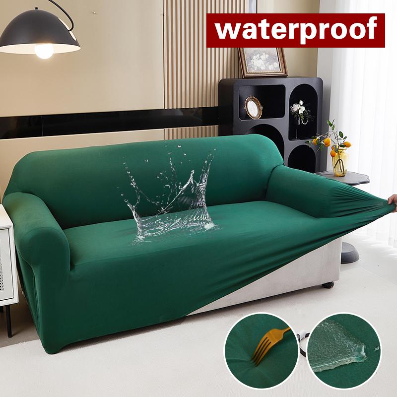 Waterproof Stretch Sofa Slipcover Non-slip Sofa Covers for Living Room Couch Cover Corner Furniture Protector for Kids, Pets
